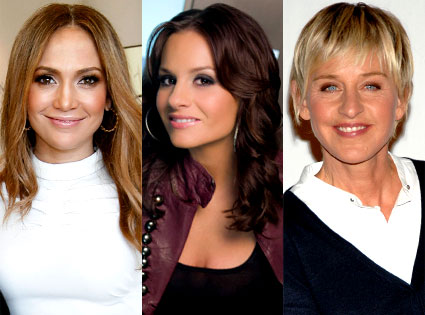 Jennifer Lopez, Kara DioGuardi, Ellen DeGeneres Jennifer Lopez, Kara DioGuardi, Ellen DeGeneres